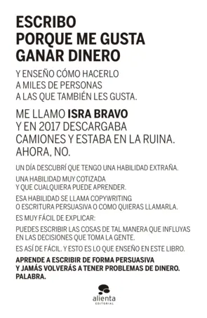 Tapa de Escribo porque me gusta ganar dinero